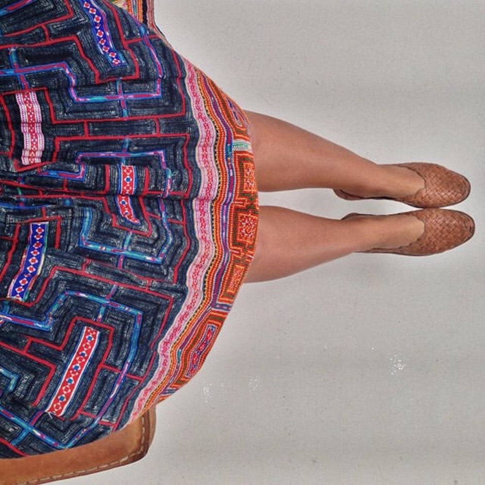 Colorful Embroidered Skirt - Picture 3 of 5